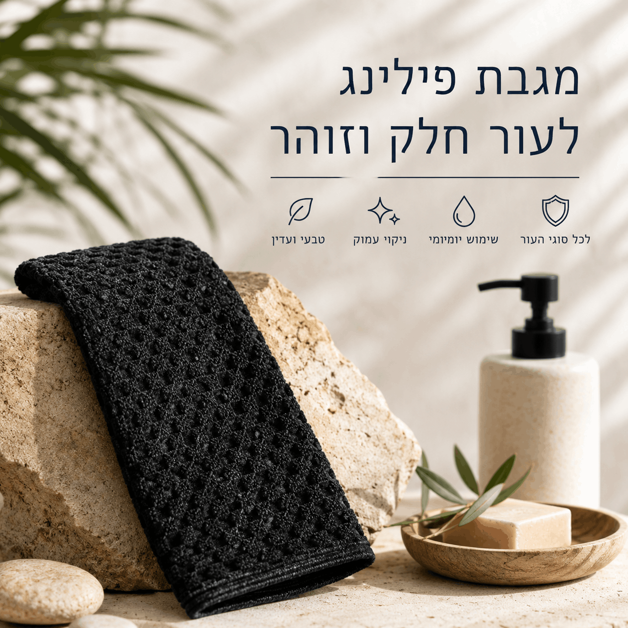 מגבת פילינג מבית orvexi